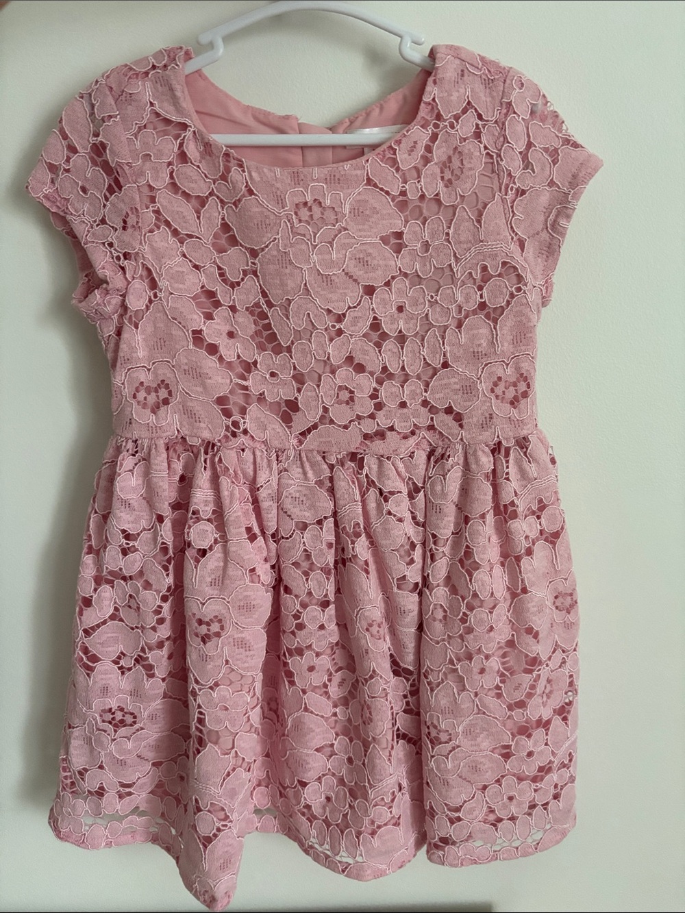 Joe Fresh Pink Floral Lace Party Dress